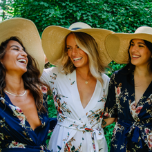 Load image into Gallery viewer, Wide brim sun hat - Personalized - Roots and Lace