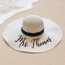 Load image into Gallery viewer, Wide brim sun hat - Personalized - Roots and Lace
