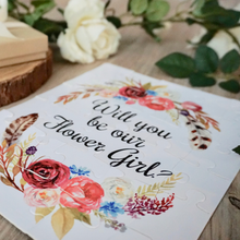 Load image into Gallery viewer, Custom Flower Girl Proposal Puzzle