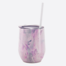 Load image into Gallery viewer, Bridesmaid Wine Tumbler With Straw - Roots and Lace