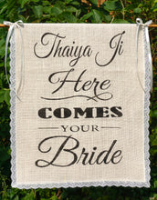 Load image into Gallery viewer, Ring Bearer sign with custom saying - Roots and Lace
