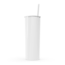 Load image into Gallery viewer, Personalized 20oz Stainless Steel Skinny Bridesmaid Tumbler - Roots and Lace