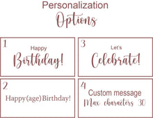 Load image into Gallery viewer, Personalized Birthday Gift Box - Roots and Lace