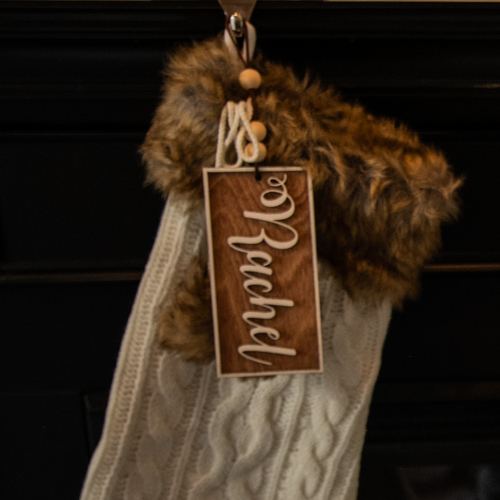 Christmas Stocking Tags - Roots and Lace