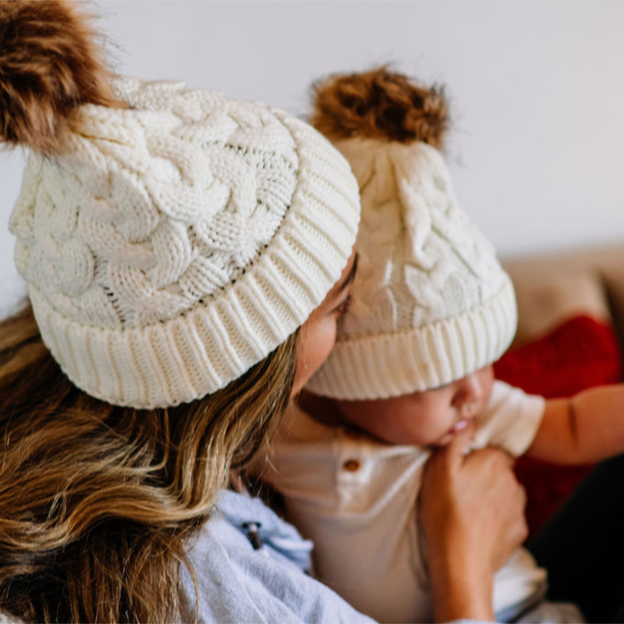 Mommy and Me Beanie set – Roots and Lace display picture 2
