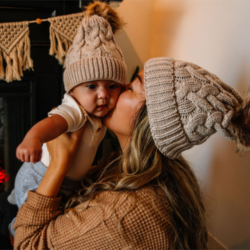 Mommy and Me Beanie set - Roots and Lace