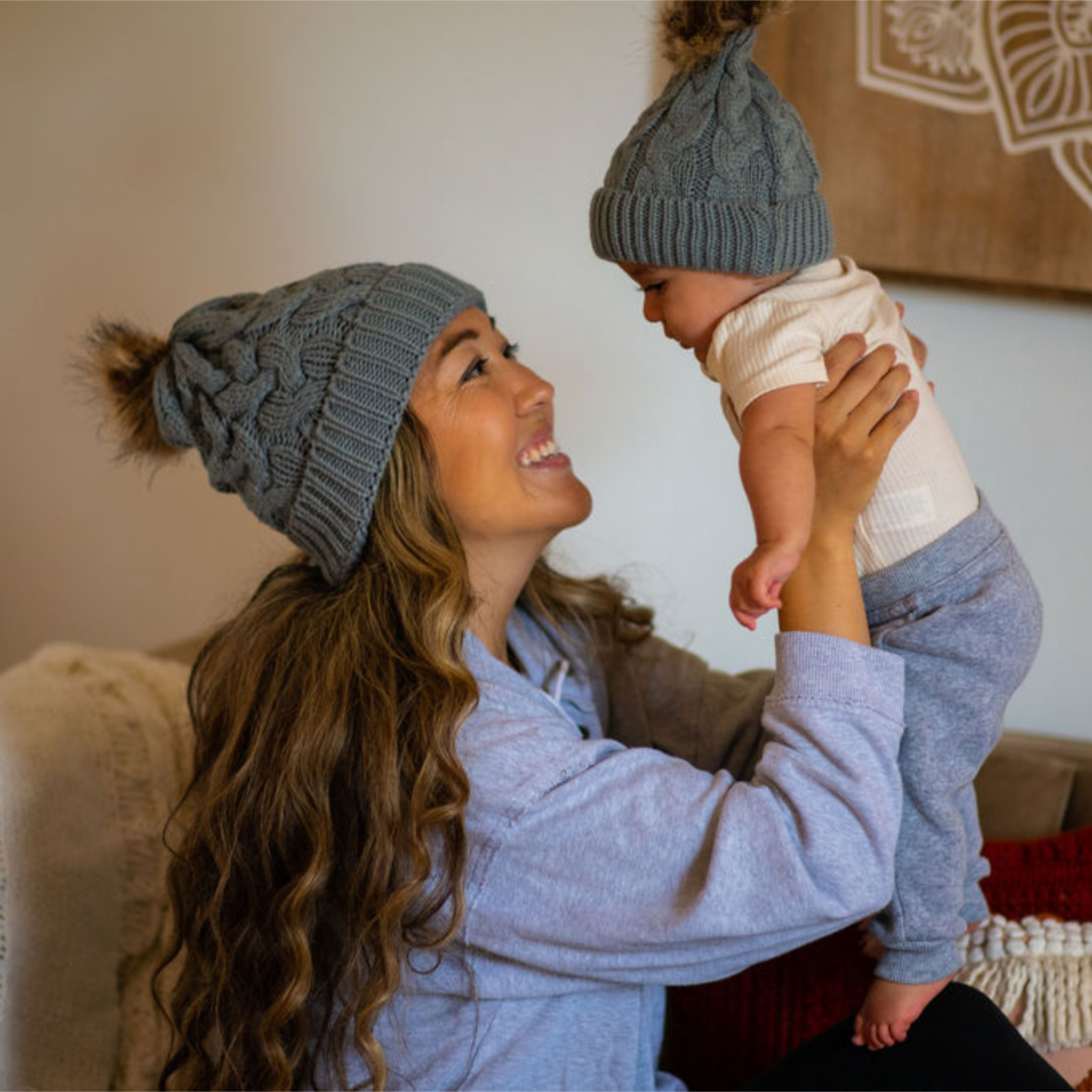 Mommy and Me Beanie set – Roots and Lace