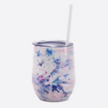 Load image into Gallery viewer, Bridesmaid Wine Tumbler With Straw - Roots and Lace

