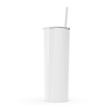 Load image into Gallery viewer, Skinny Tumblers for Men - Customized Tumbler for Guys and Groomsmen Cups - Roots and Lace
