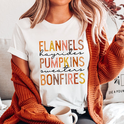 Fall Graphic Tee - Roots and Lace